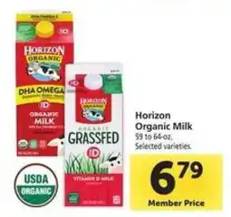 Safeway Horizon Organic Milk offer