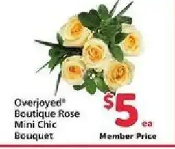 Safeway Overjoyed Boutique Rose Mini Chic Bouquet offer