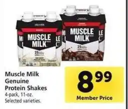 Safeway Muscle Milk Genuine Protein Shakes offer