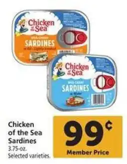 Safeway Chicken Of The Sea Sardines offer
