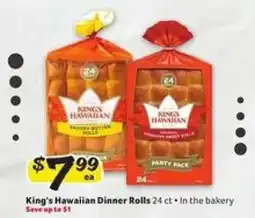 Winn Dixie King's Hawaiian Dinner Rolls offer