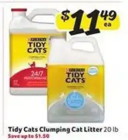 Winn Dixie Tidy Cats Clumping Cat Litter offer
