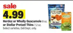 Meijer Herdez or Wholly Guacamole or Stellar Pretzel Thins offer
