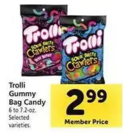 Safeway Trolli Gummy Bag Candy offer