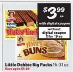 Winn Dixie Little Debbie Big Packs offer