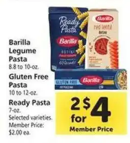 Safeway Barilla Pasta offer