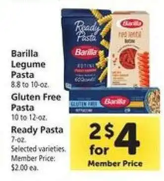 Safeway Barilla Pasta offer