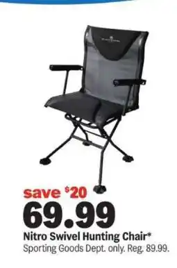 Meijer Nitro Swivel Hunting Chair offer