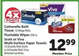 Safeway Scott or Viva Multi-Surface Paper Towels offer