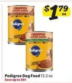 Winn Dixie Pedigree Dog Food offer