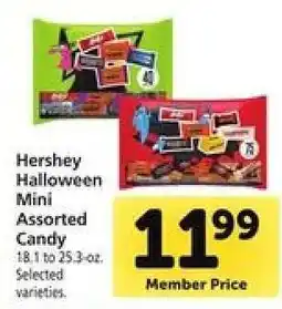 Safeway Hershey Halloween Mini Assorted Candy offer