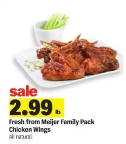 Meijer Meijer Family Pack Chicken Wings offer