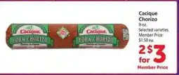 Safeway Cacique Chorizo offer