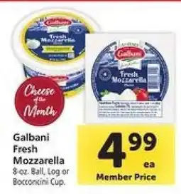 Safeway Galbani Fresh Mozzarella offer