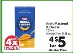 Safeway Kraft Macaroni & Cheese offer