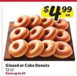 Winn Dixie Glazed or Cake Donuts offer