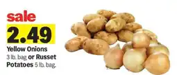 Meijer Yellow Onions or Russet Potatoes offer