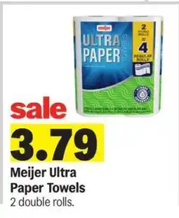 Meijer Meijer Ultra Paper Towels offer