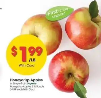 Kroger Honeycrisp Apples offer
