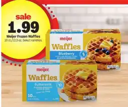 Meijer Meijer Frozen Waffles offer