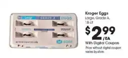 Kroger Kroger Eggs offer