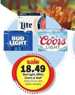 Meijer Bud Light, Miller, Coors or Bud offer
