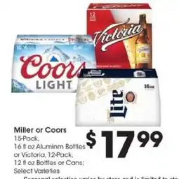 Kroger Miller or Coors offer