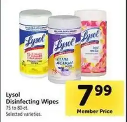 Safeway Lysol Disinfecting Wipes offer