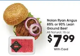 Kroger Nolan Ryan Angus Ground Beef offer