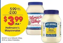 Kroger Hellmann's Mayonnaise offer