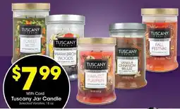 Kroger Tuscany Jar Candle offer