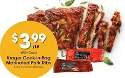 Kroger Kroger Cook-In-Bag Marinated Pork Ribs offer
