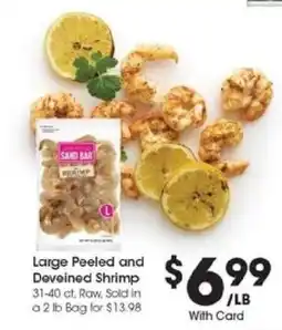 Kroger Large Peeled and Deveined Shrimp offer