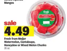 Meijer Fresh from Meijer Melon Chunks offer
