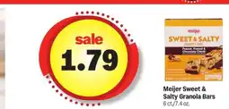 Meijer Meijer Sweet & Salty Granola Bars offer