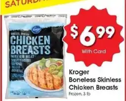 Kroger Kroger Boneless Skinless Chicken Breasts offer