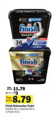 Meijer Finish Dishwasher Pods offer