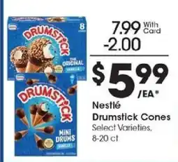Kroger Nestle Drumstick Cones offer