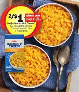 Meijer Meijer Macaroni & Cheese offer