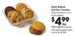 Kroger Fresh Baked Soft Top Cookies offer