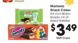 Kroger Marinela Snack Cakes offer