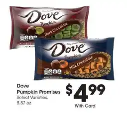 Kroger Dove Pumpkin Promises offer