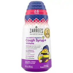 Walgreens Children's Night Honey Cough Syrup + Immune Natural Mixed Berry offer