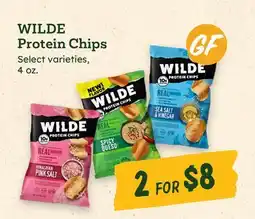 Sprouts Farmers Market WILDE Protein Chips offer