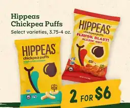 Sprouts Farmers Market Hippeas Chickpea Puffs offer