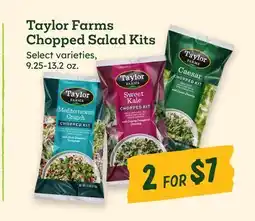 Sprouts Farmers Market Taylor Farms Chopped Salad Kits offer