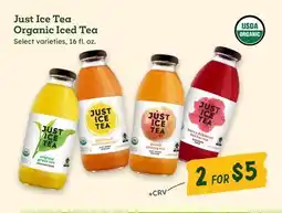 Sprouts Farmers Market Just Ice Tea Organic Iced Tea offer