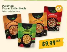 Sprouts Farmers Market PuraVida Frozen Skillet Meals offer