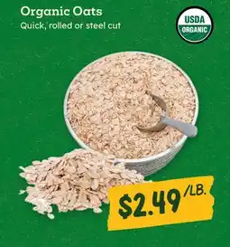 Sprouts Farmers Market Organic Oats offer