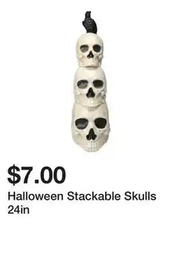 Five Below Halloween Stackable Skulls 24in offer